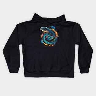 Eel Fathers Day Kids Hoodie